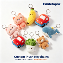Custom Plush Keychains for Promotional Swag