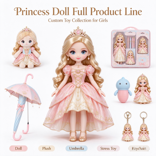 Custom Princess Dolls - IP Merchandise Sets