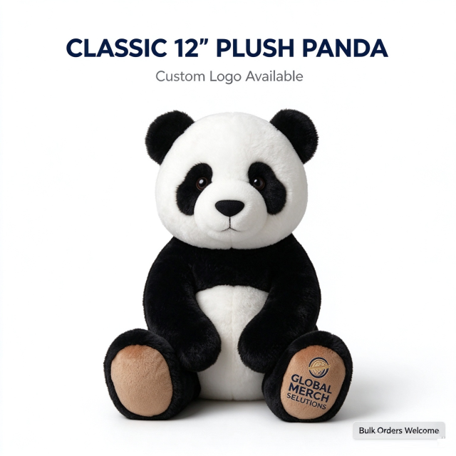 Plush Panda,Custom Panda Plush Toys & Consolidated Promotional Merchandise Kits