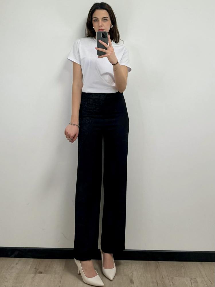 Pantalone gamba dritta