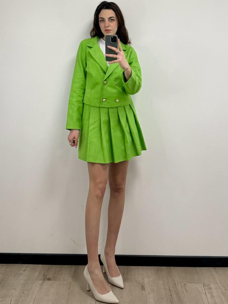 Coordinato giacca e minigonna