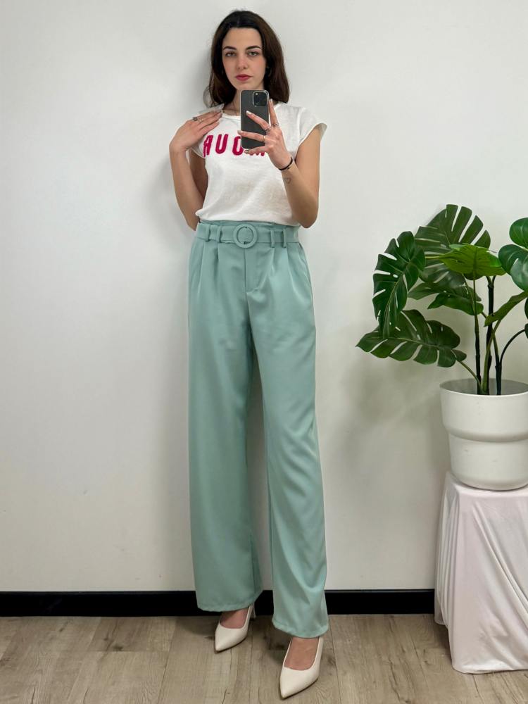 Pantaloni con cintura