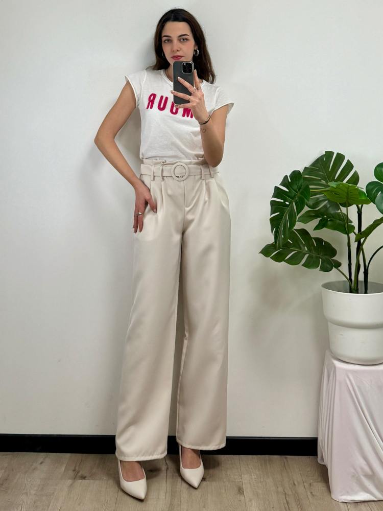 Pantaloni con cintura