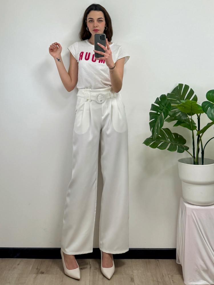 Pantaloni con cintura