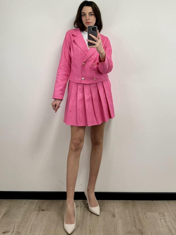 Coordinato giacca e minigonna