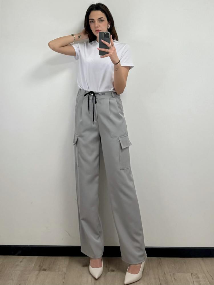 Pantalone a gamba dritta