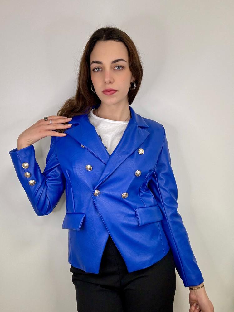 Giacca in similpelle