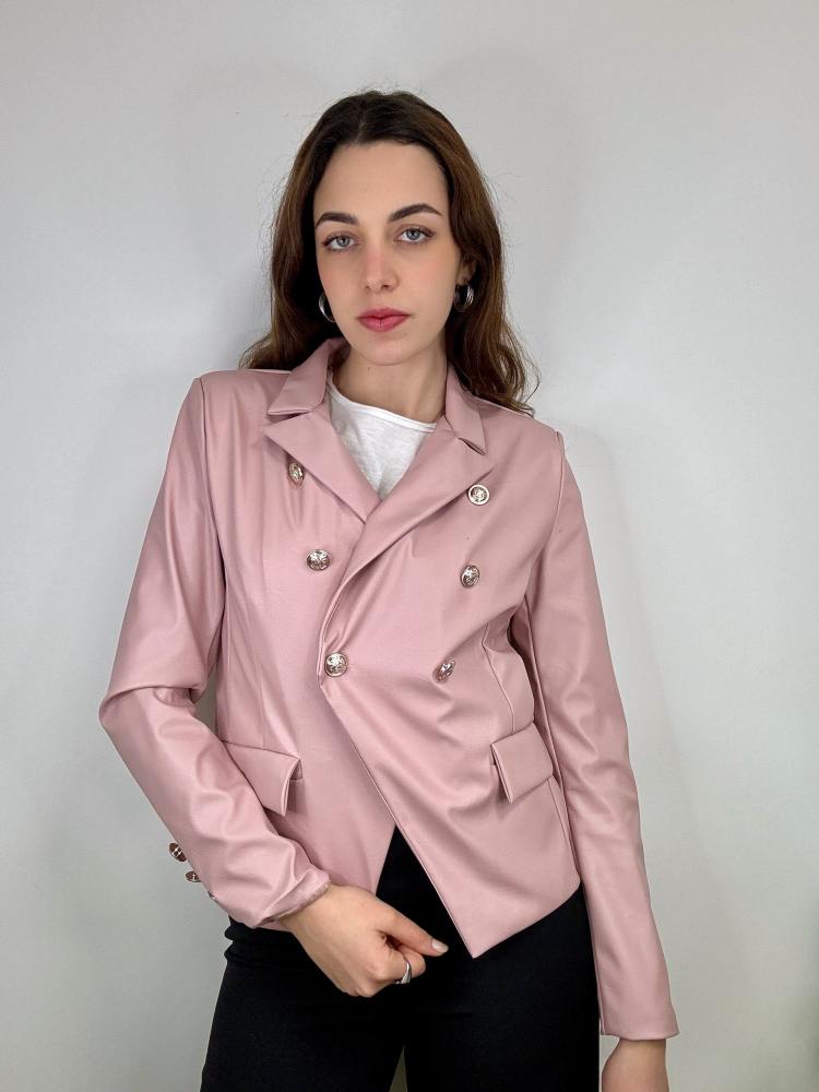 Giacca in similpelle