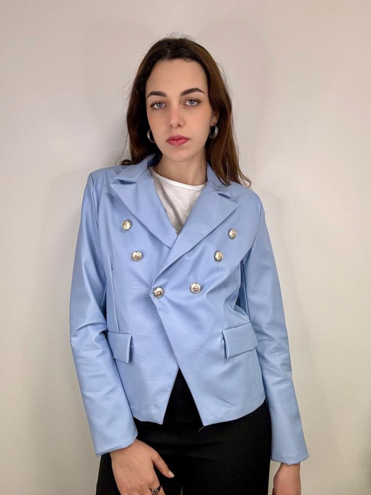 Giacca in similpelle