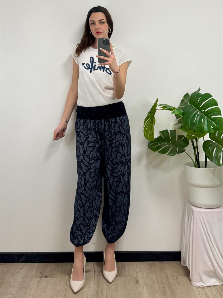 Pantalone fantasia elefante