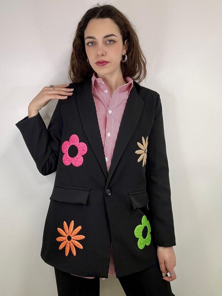 Blazer a fiori