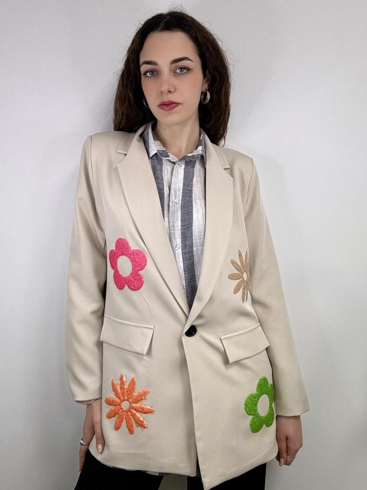 Blazer a fiori