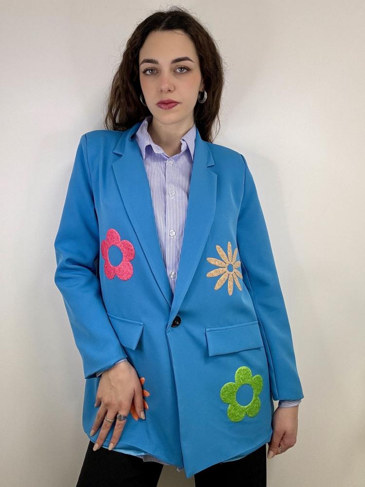 Blazer a fiori