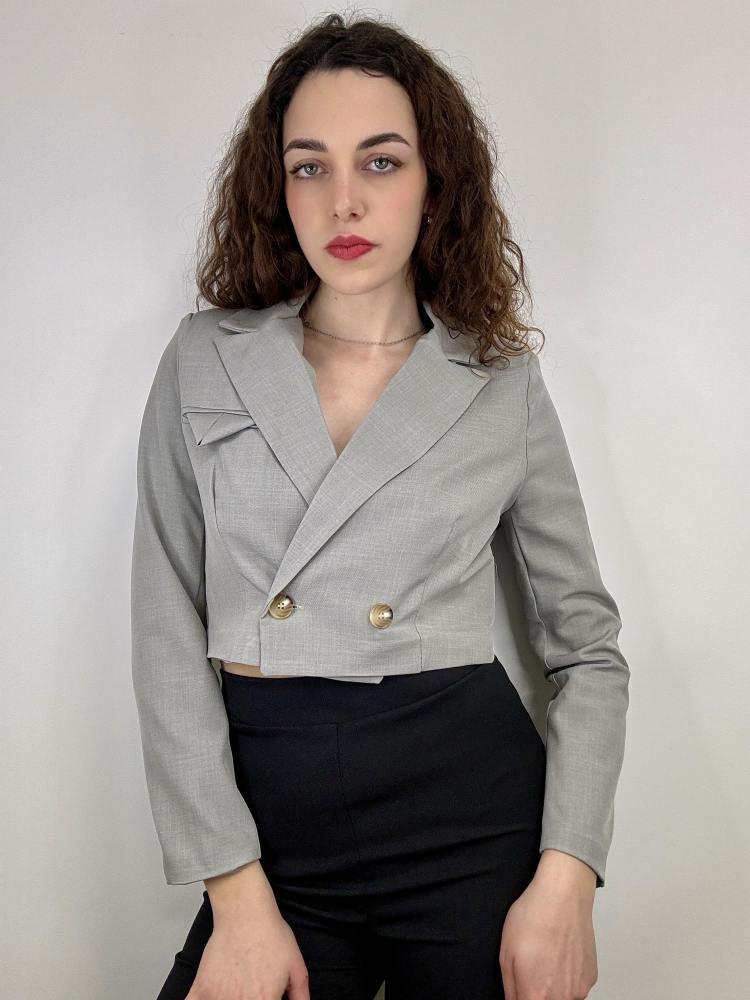 Giacca corta taschino