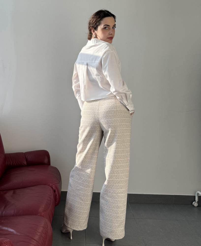 Pantalone tweed