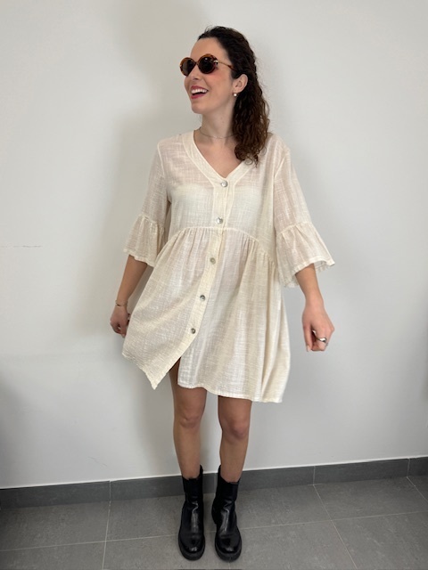 Abito leggero lino viscosa