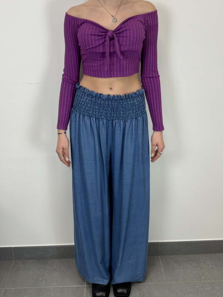 Pantalone morbido jeans