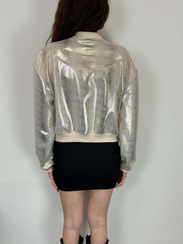 Giubbotto bomber laminato