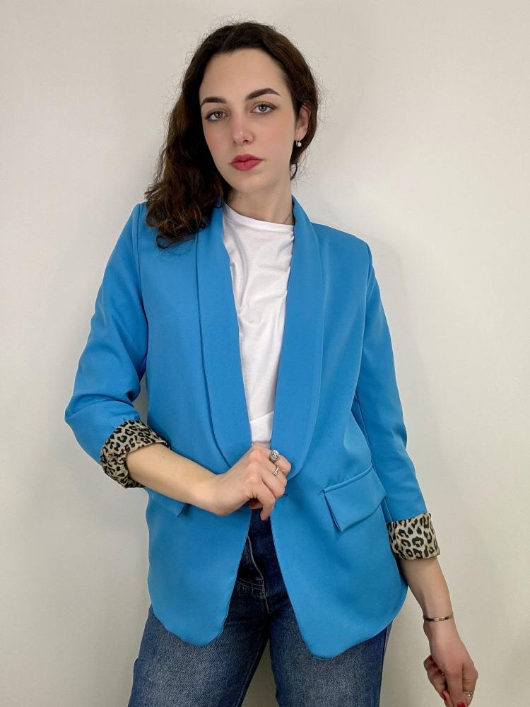 Blazer leopardato