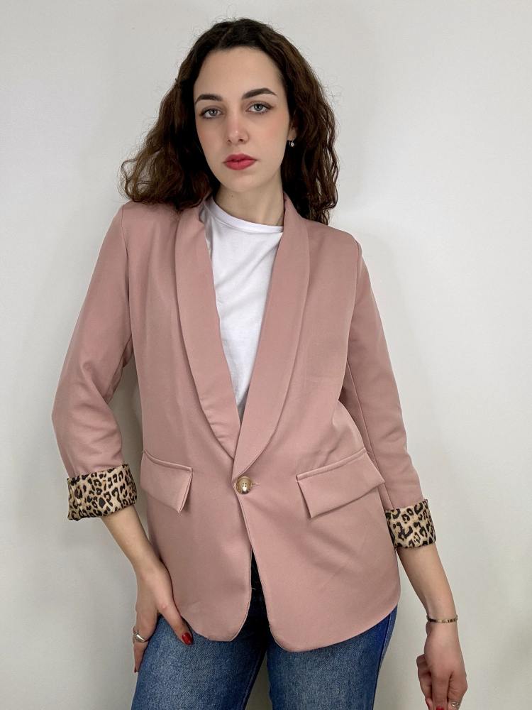 Blazer leopardato