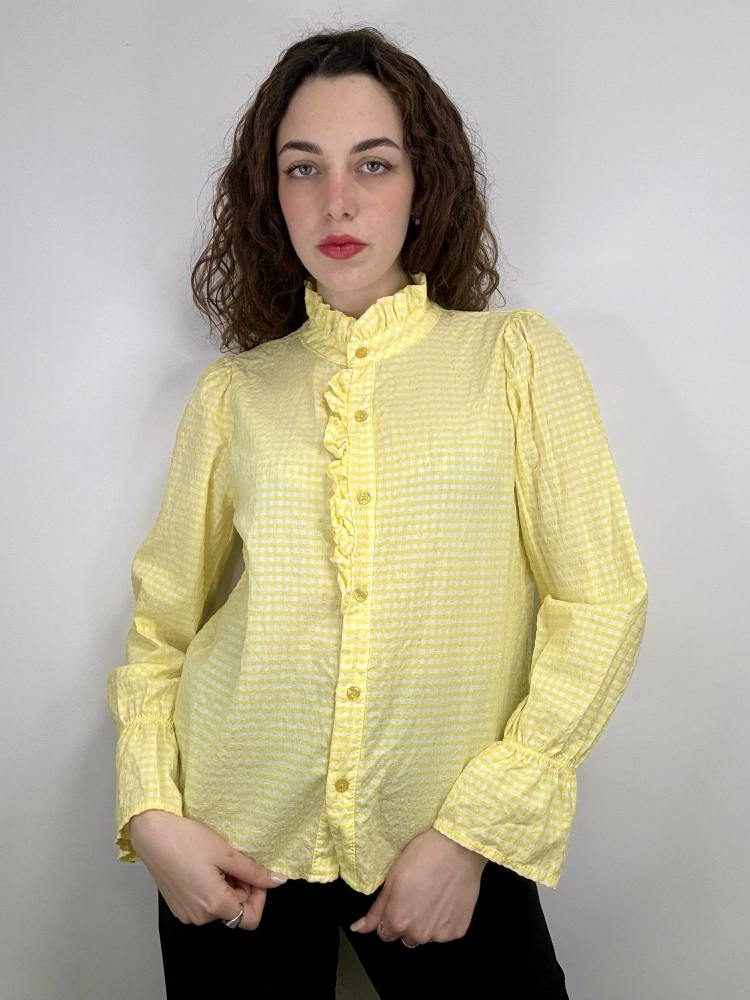 Camicia a quadri colletto