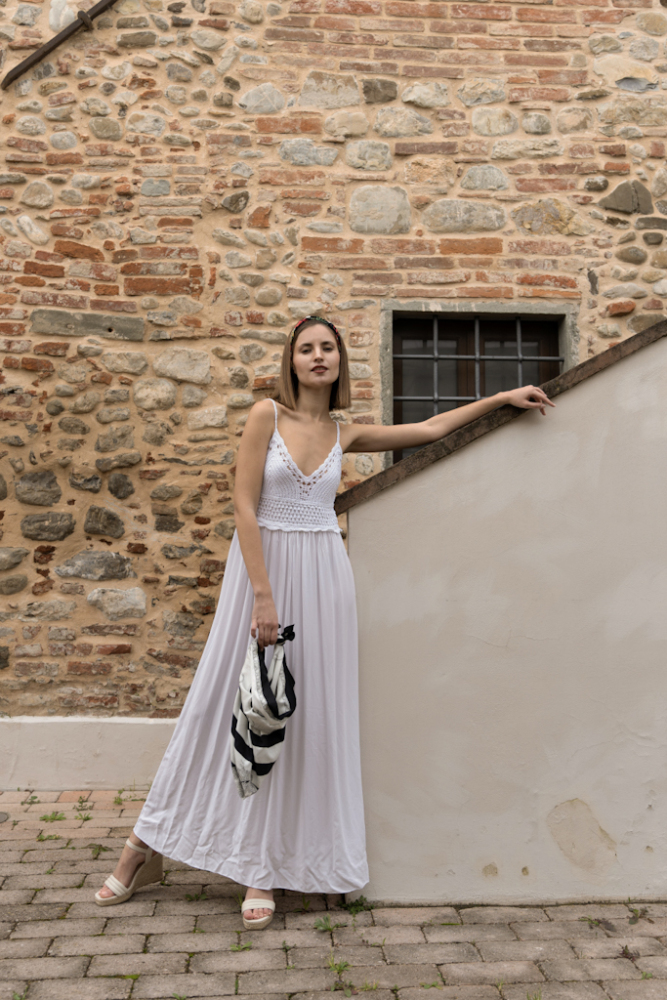 Abito dettaglio Macrame