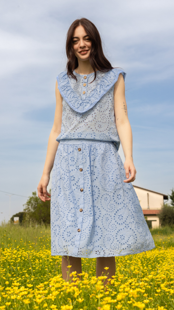 Breezy Sangallo Lace Skirt