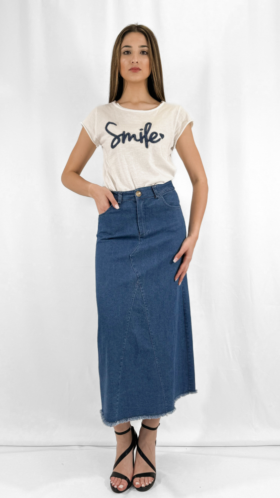 Long Skirt Jeans