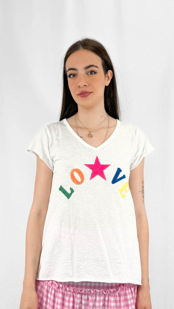 Flannel LOVE T-shirt