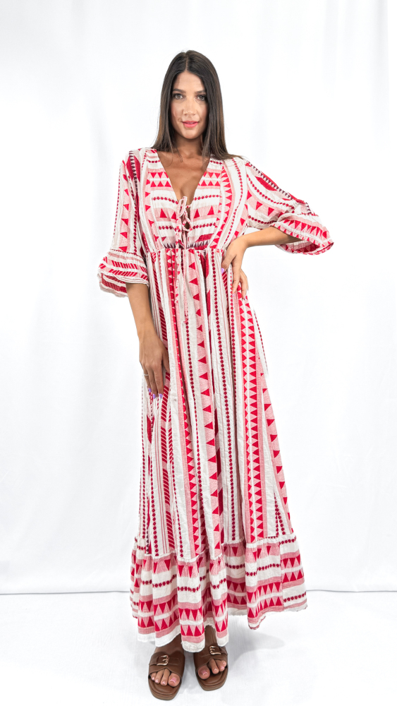V-neck Maxi Dress I Devotion