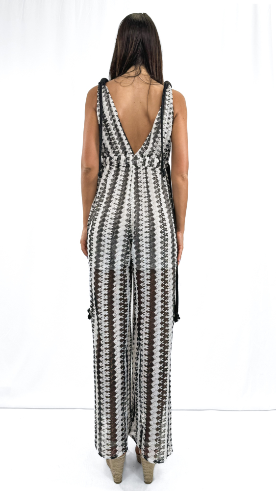 Open Work Jumpsuit