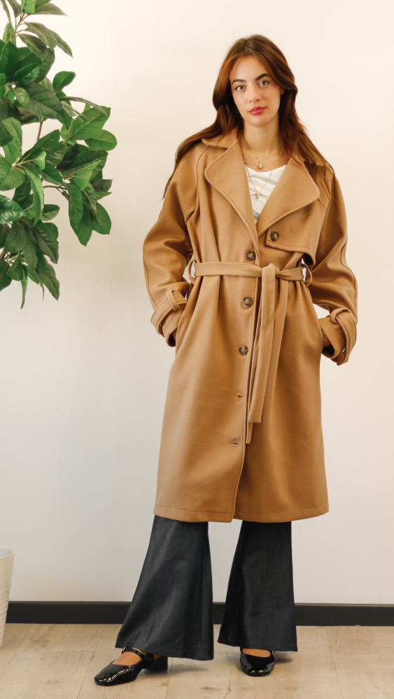 Woolen Trench Coat