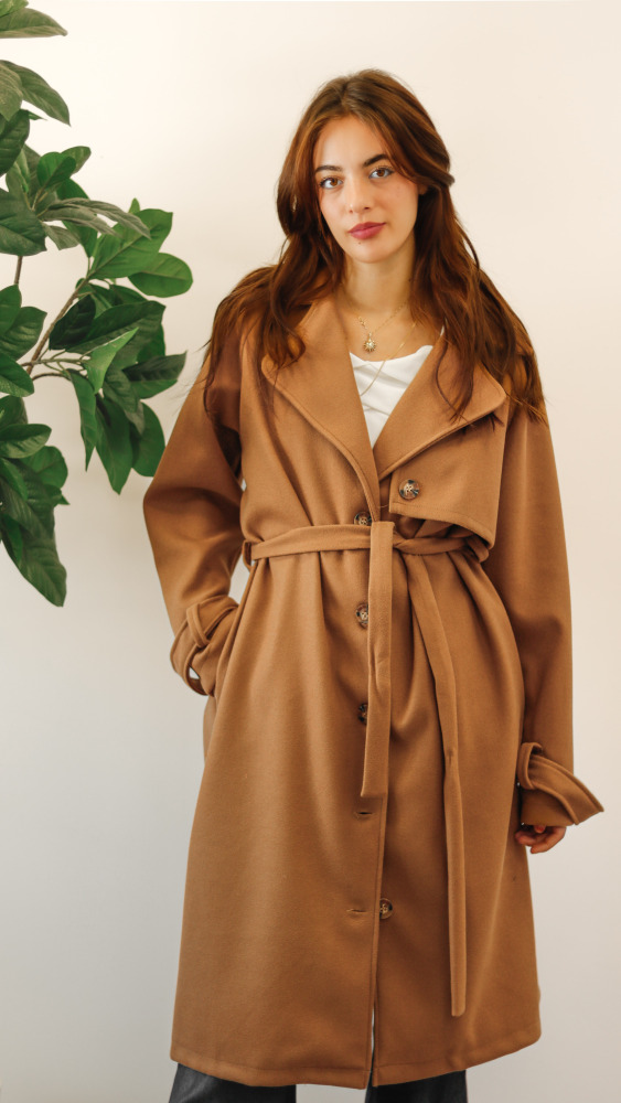 Woolen Trench Coat