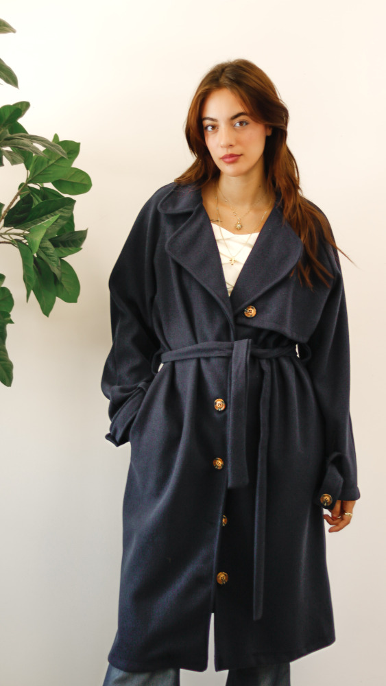 Woolen Trench Coat