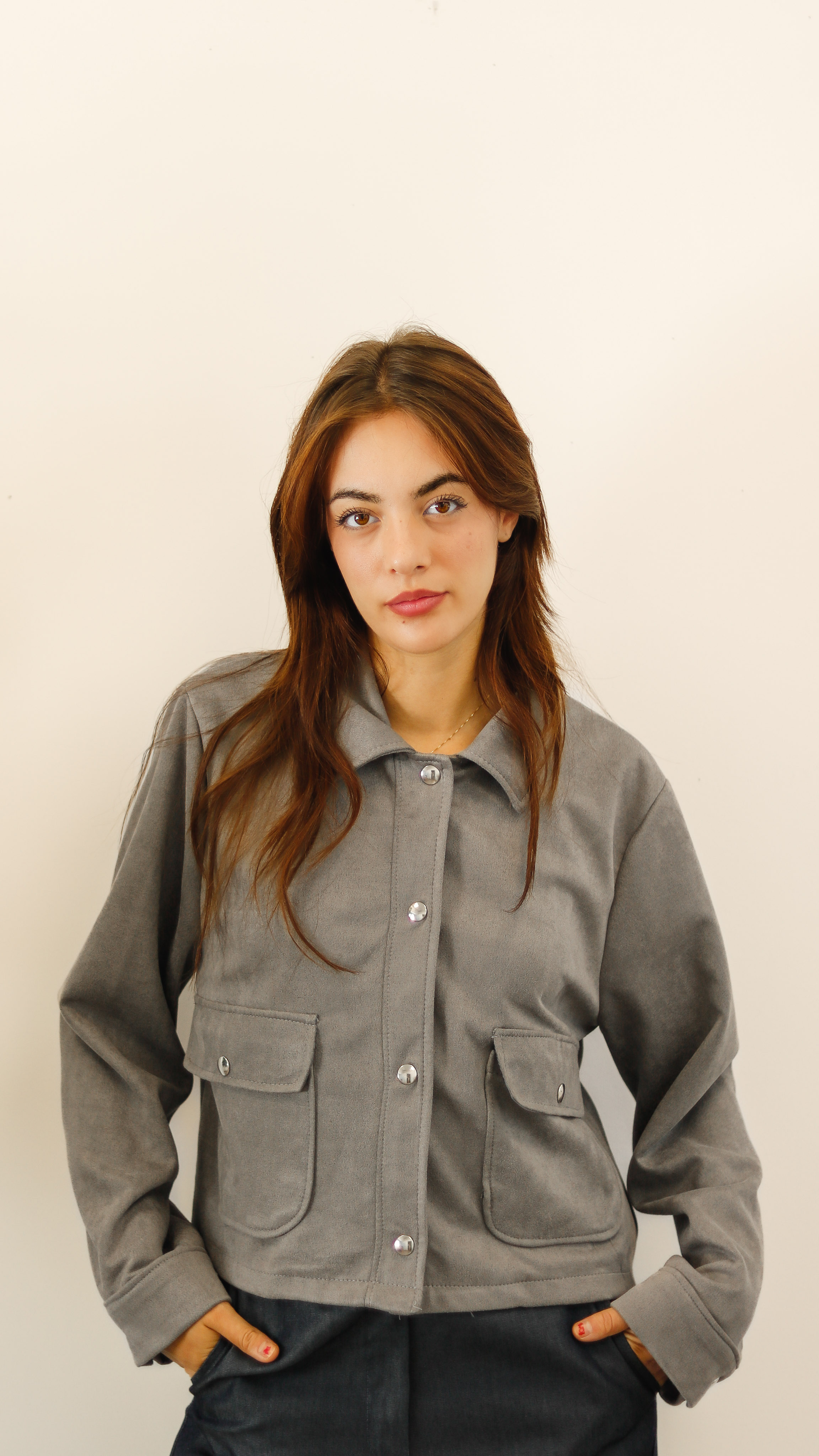 Leather Suede Western Jacket