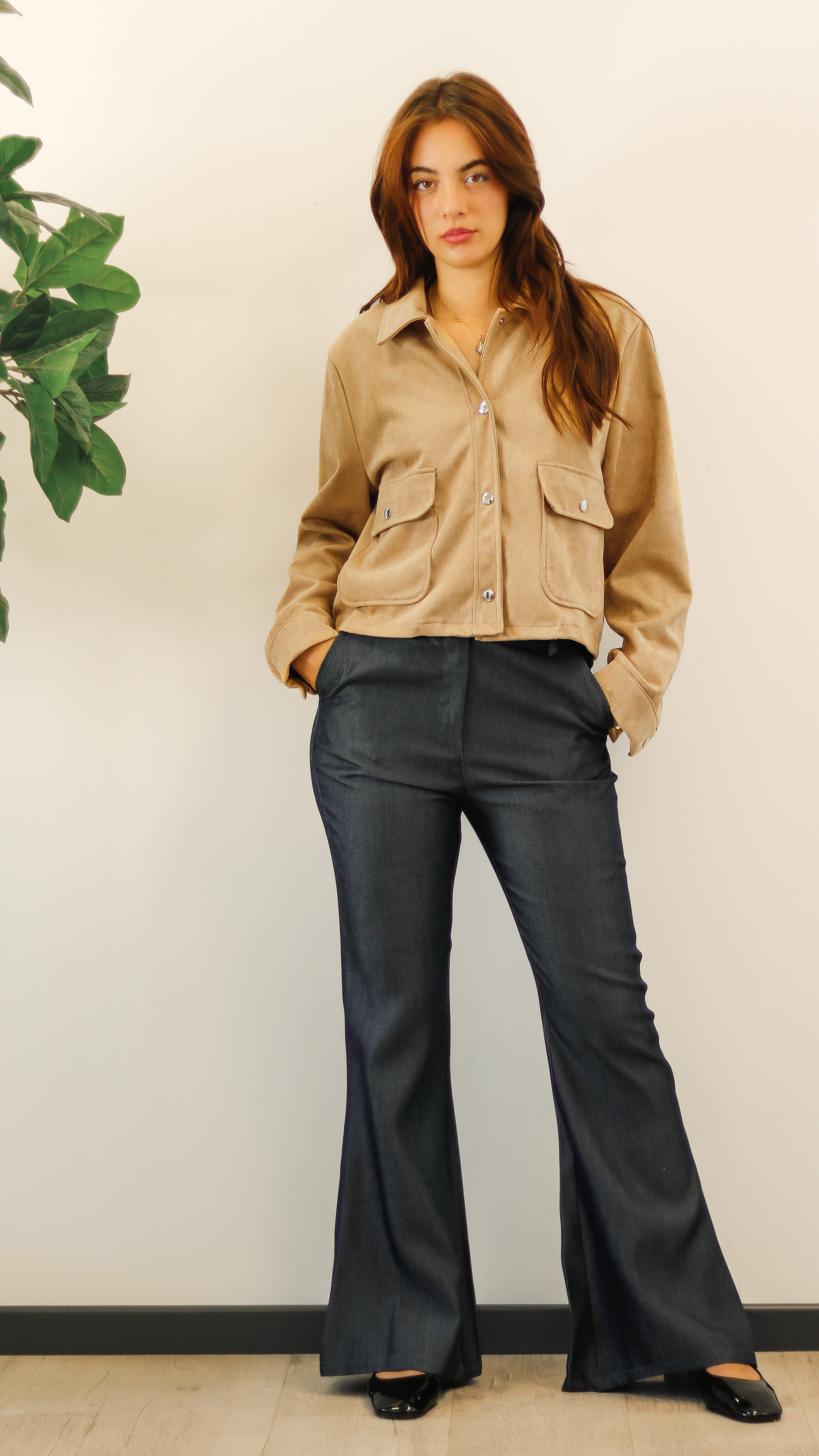 Leather Suede Western Jacket