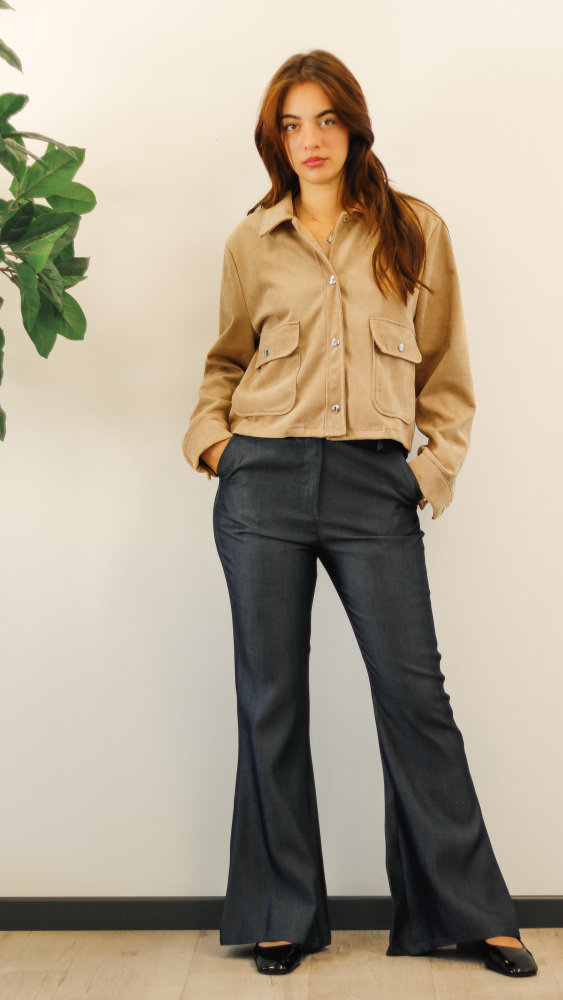 Leather Suede Western Jacket