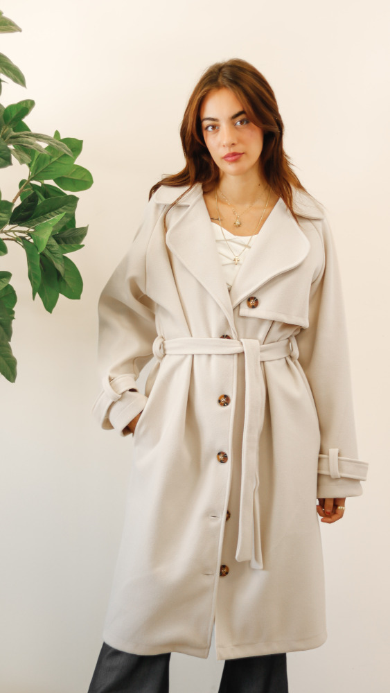 Woolen Trench Coat
