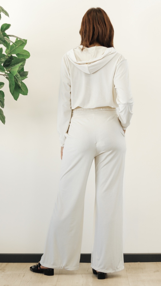 Suede Track Jacket Trousers Coord Set