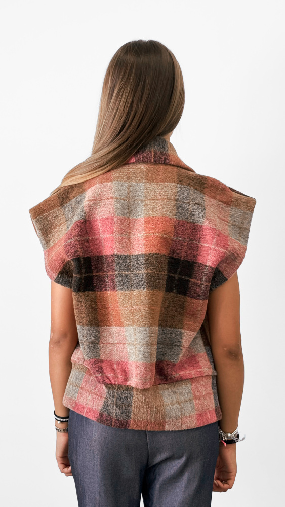 Checkered Vest