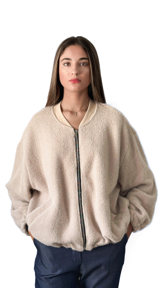 Wool Bomber Jacket