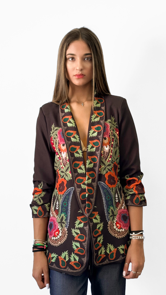 Fantasy Animal Print Blazer