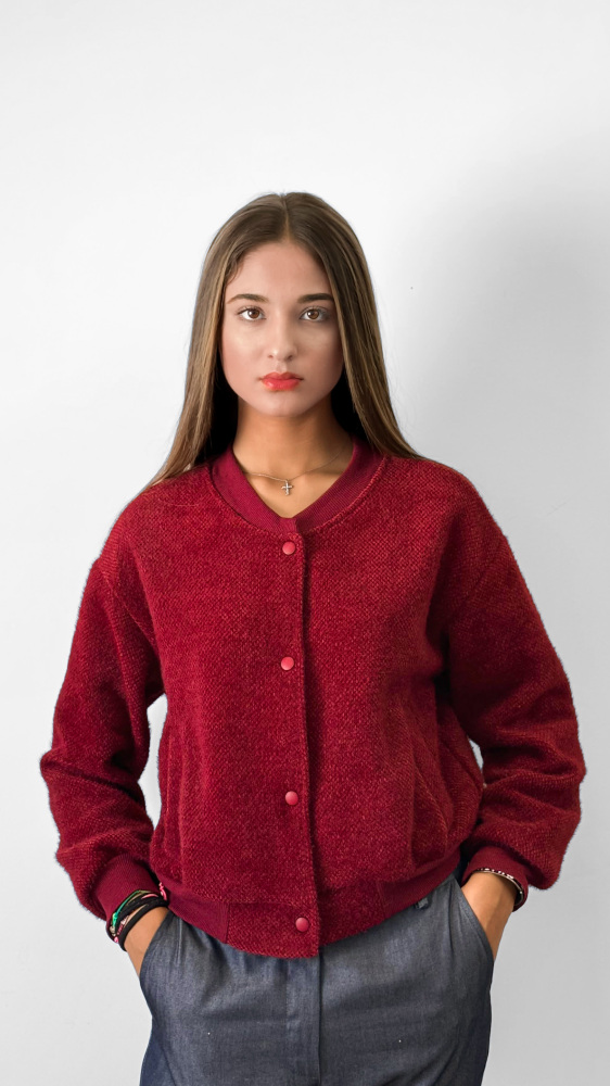 Dropped Shoulder Bomber Jacket