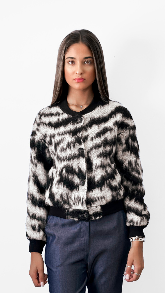 Leopard Fantasy Wool Jacket