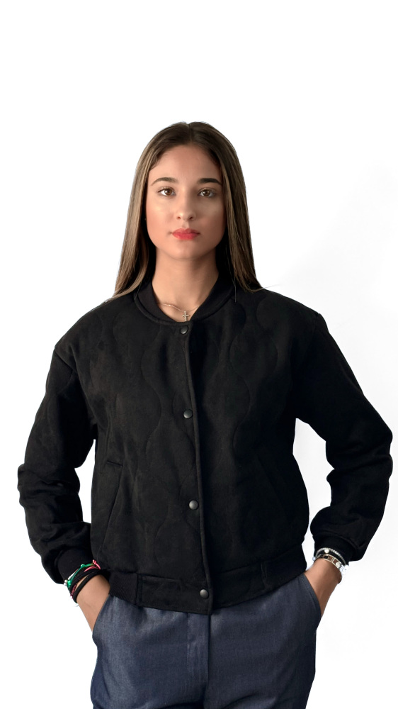 Quilted Bomber Jacket