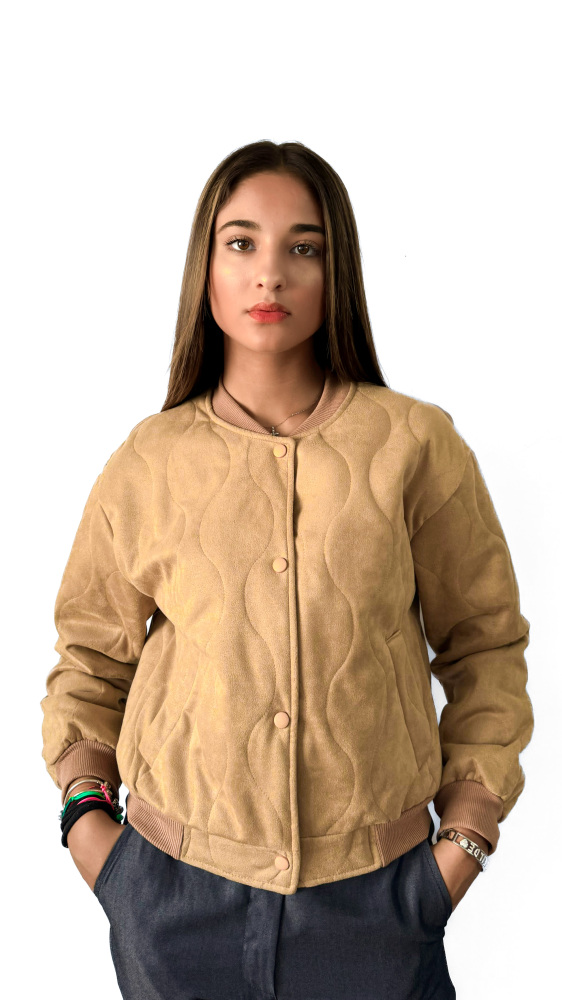 Quilted Bomber Jacket