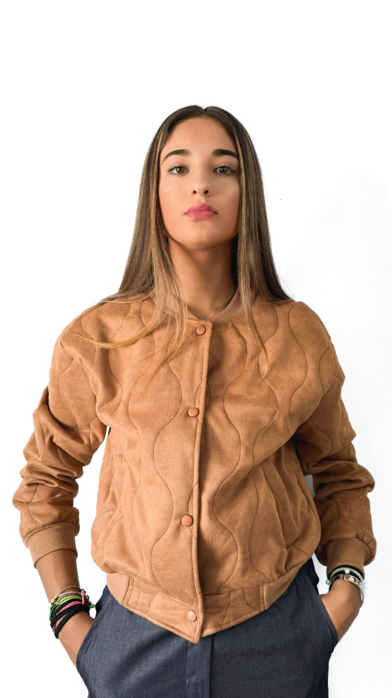 Quilted Bomber Jacket