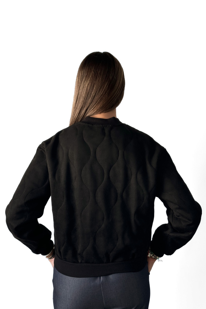 Quilted Bomber Jacket