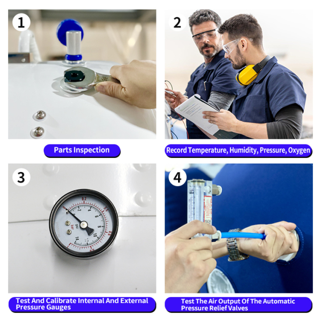 Cámara hiperbárica de las cámaras de Multiplace del uso de 2 personas que coloca la cámara hiperbárica para curar