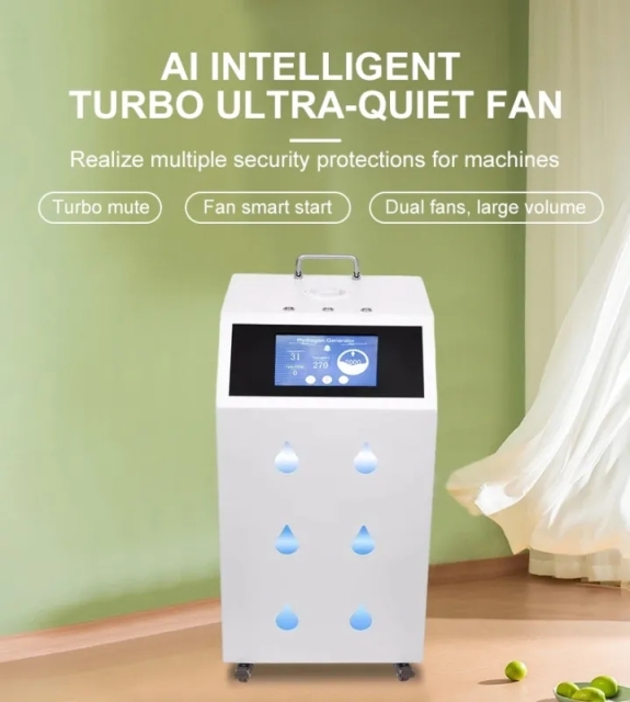 Máquina de respiración de hidrógeno de alto flujo 3000ML-4200ML, la mejor máquina de inhalación de hidrógeno molecular H2